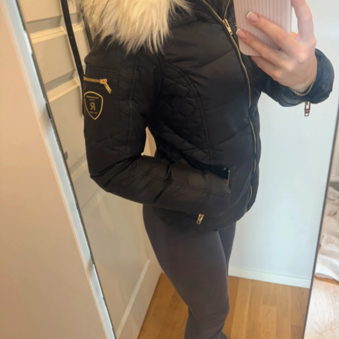 Svart dunjacka Rockandblue med fuskpäls - 3