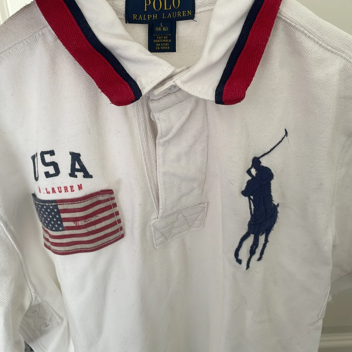 Vit Polo Ralph Lauren t-shirt USA - 2