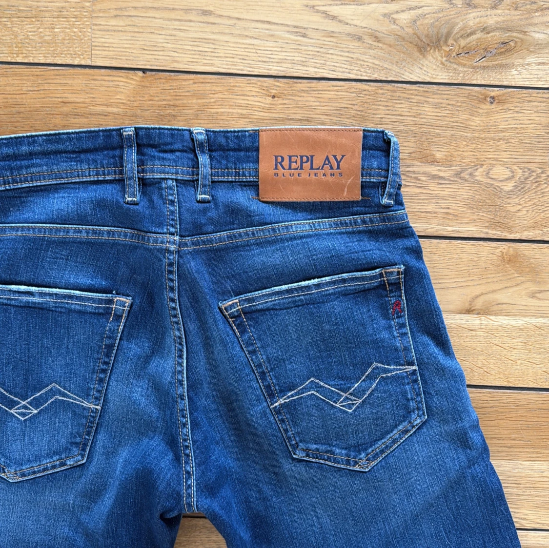 Blåa replay jeans - 3