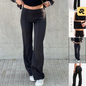 Low waist kostymbyxor  - Säljer då de är lite för stora för mig, storlek 36💕DOCK!! Uppsydda för att passa för 160cm! 