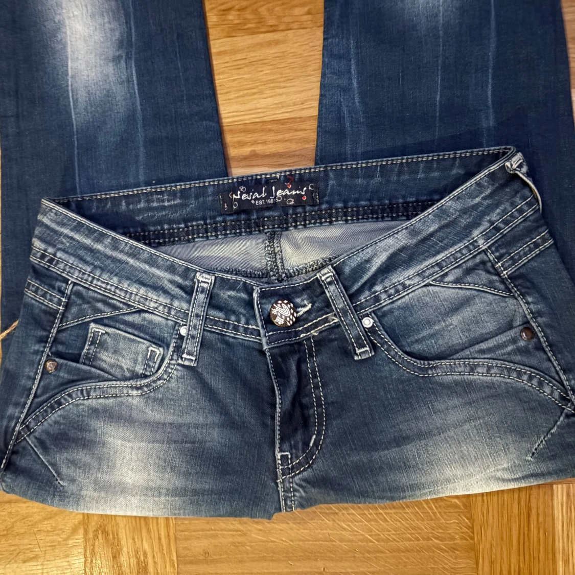 Lågmidjade jeans  - 2