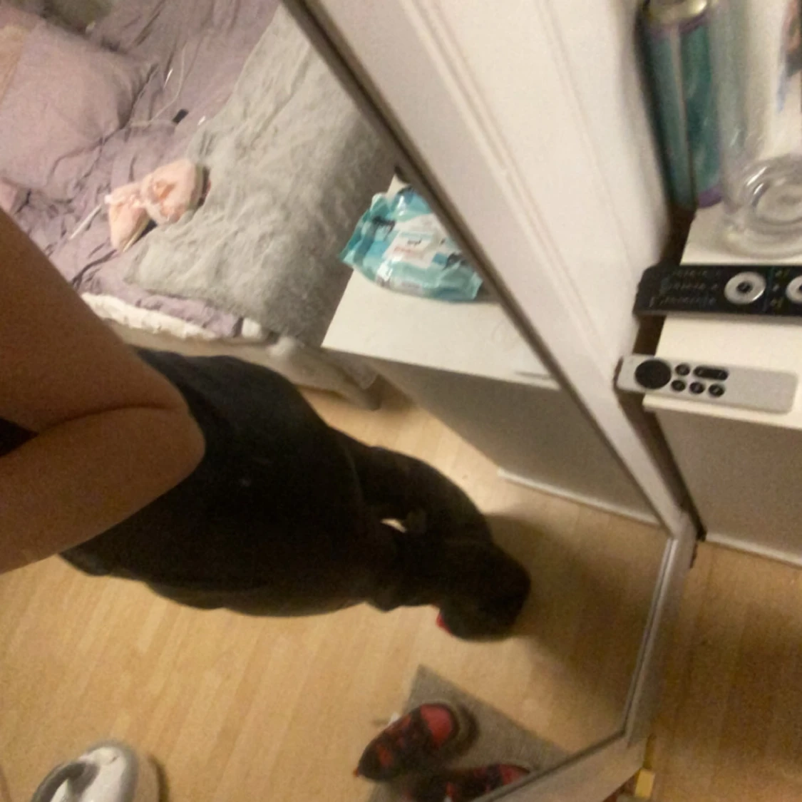 Svarta skinnbyxor från Madlady - 2