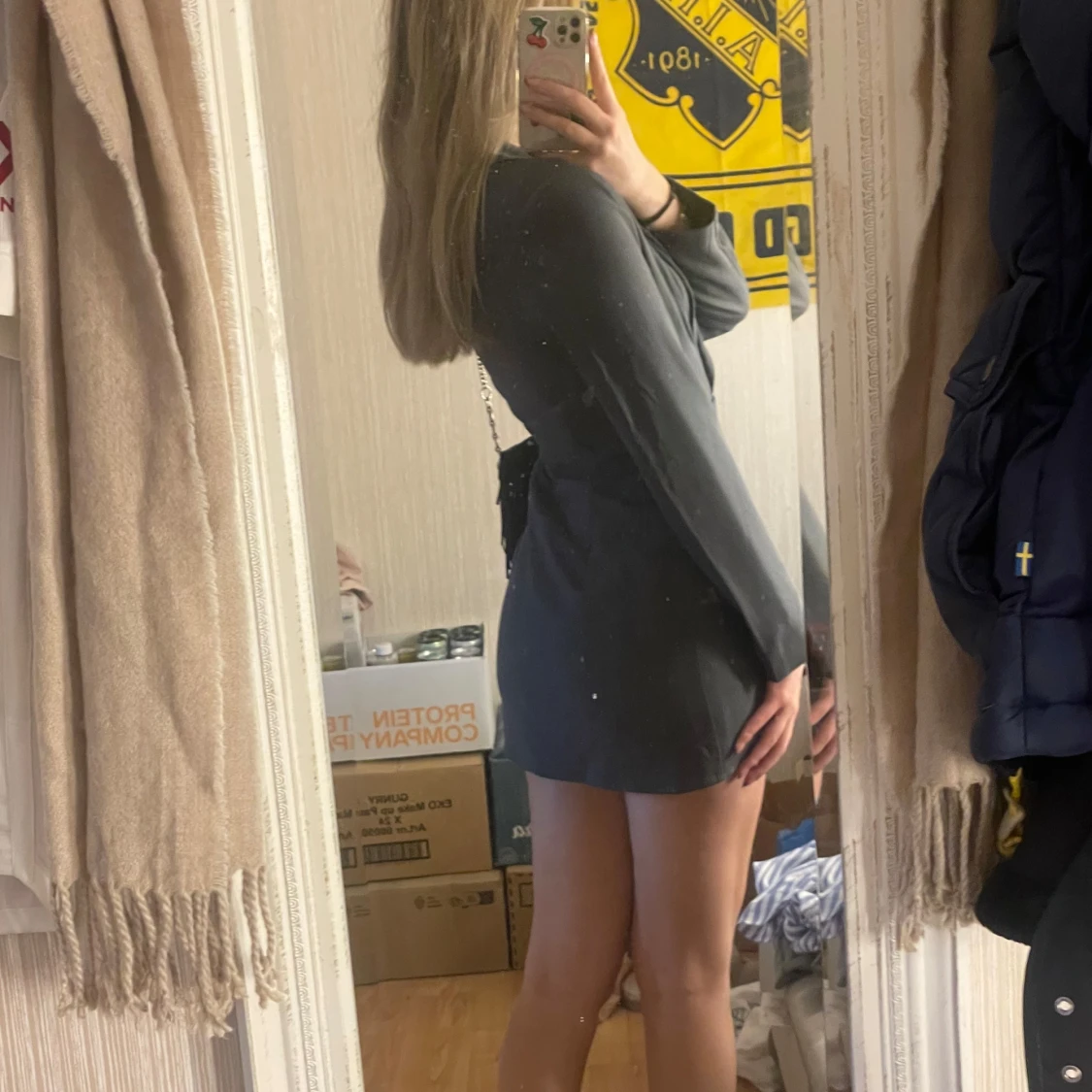 Grå Blazer klänning - 1