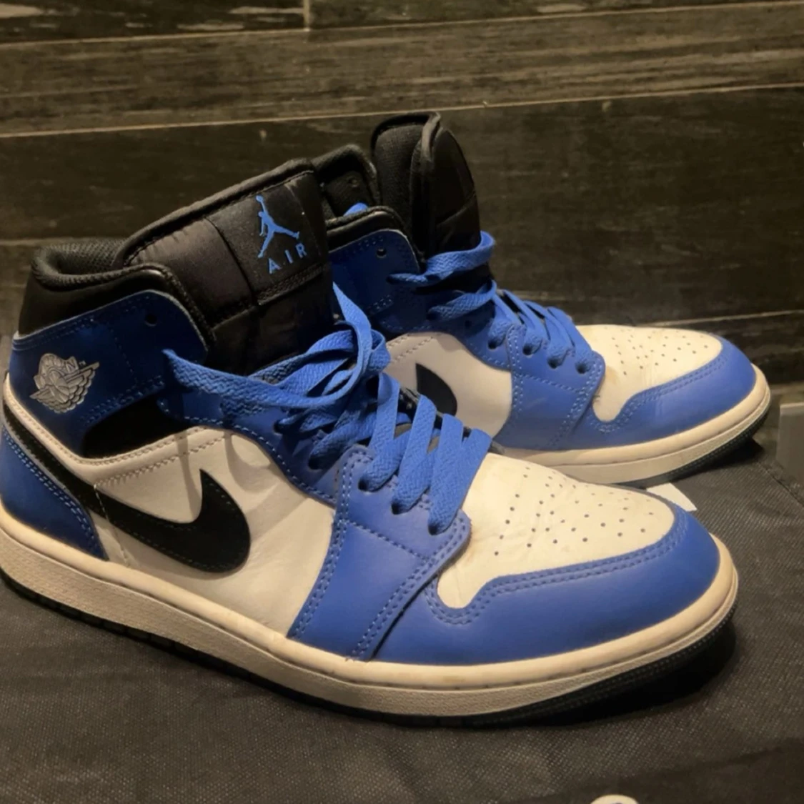 Nike Air Jordan 1 blå och vit US8 - 4