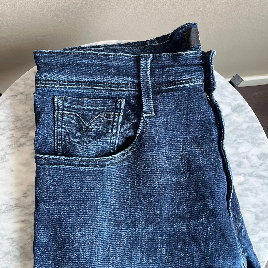 Replay Anbass jeans mörkblåa  - 1