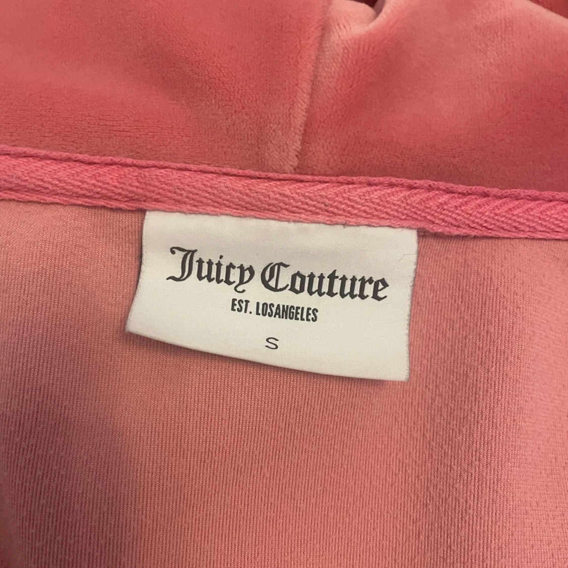Juicy Couture rosa velour hoodie - 4