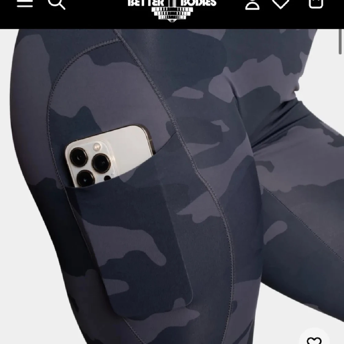 Camouflage leggings från Better Bodies