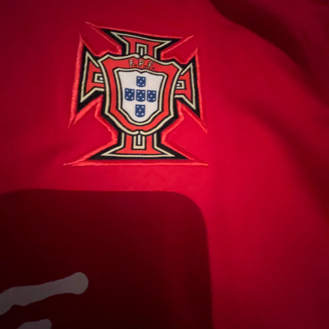 Portugal x Stüssy röd fotbollströja Nike M - 3