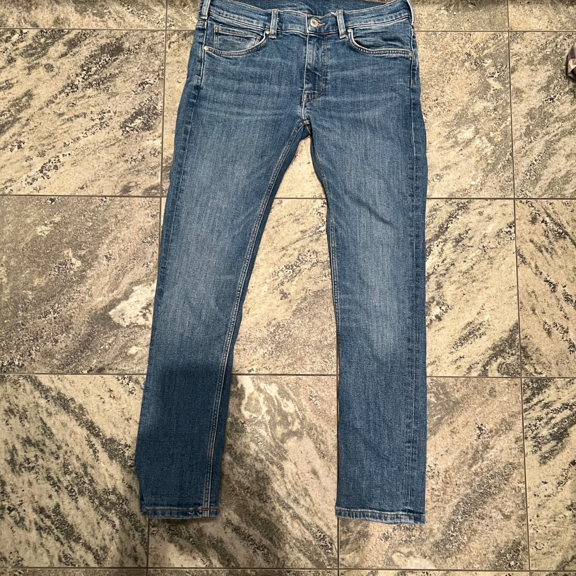 Blå jeans från GANT, straight fit - 1