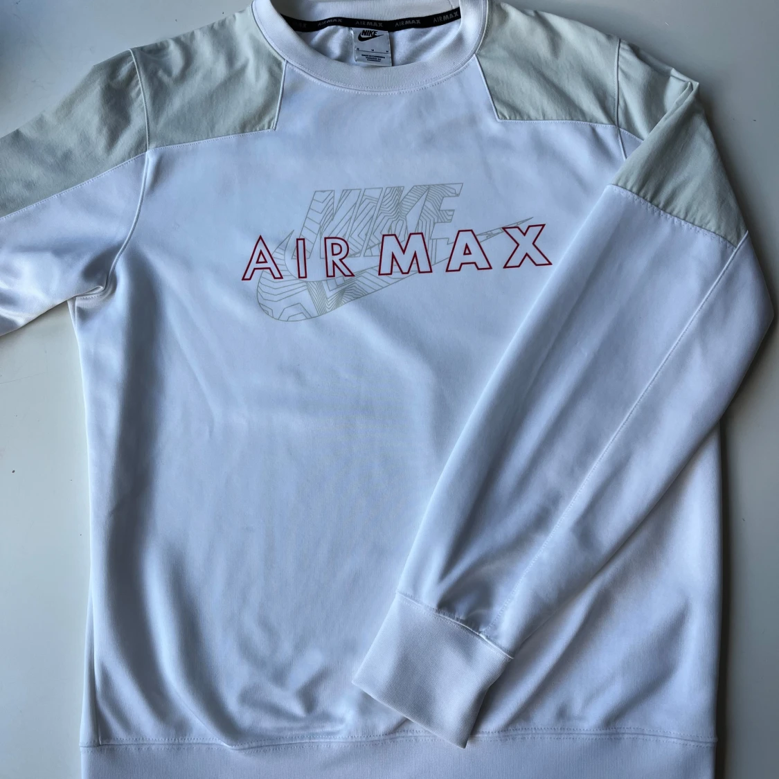 Nike Air Max vit sweatshirt