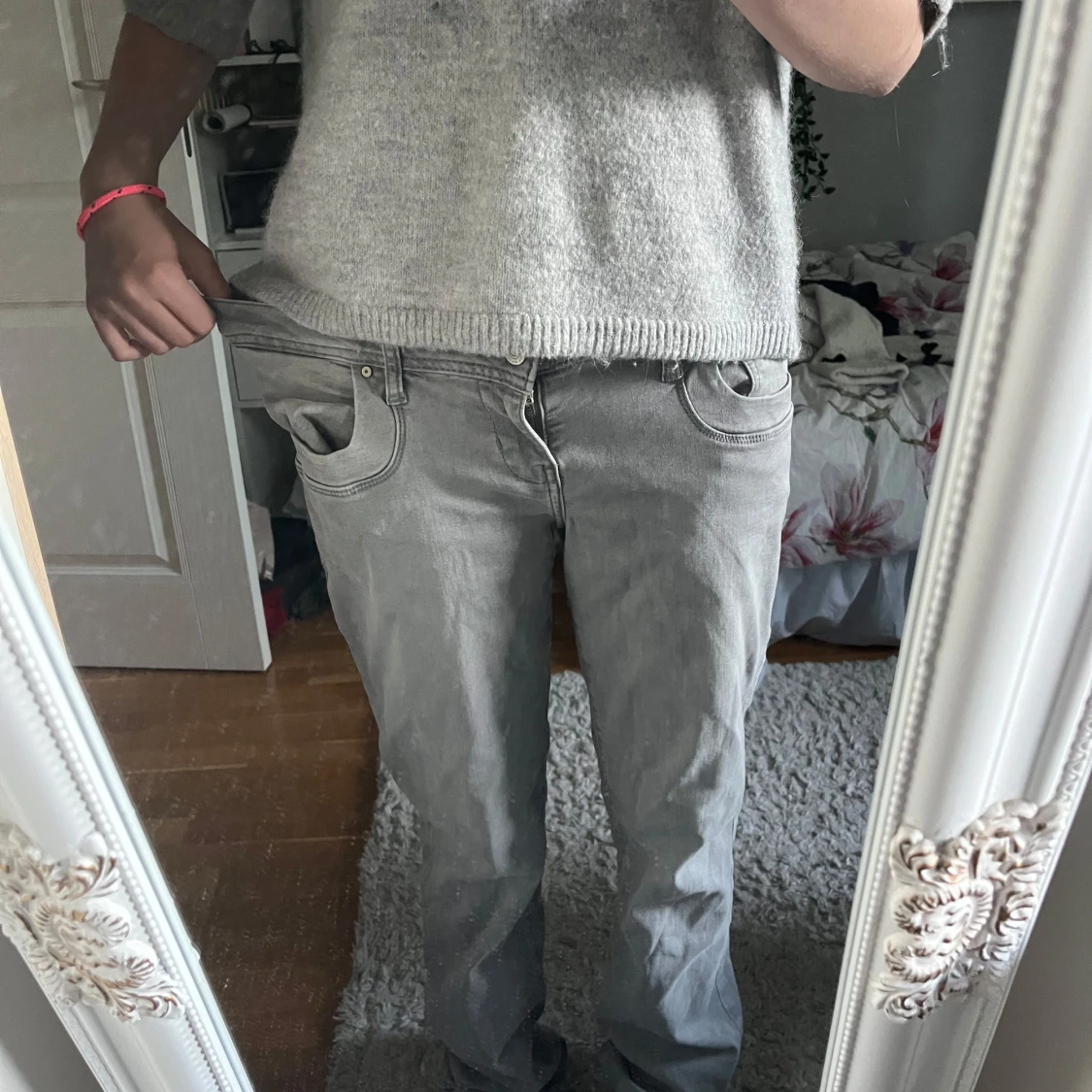 Grå bootcut jeans LTB