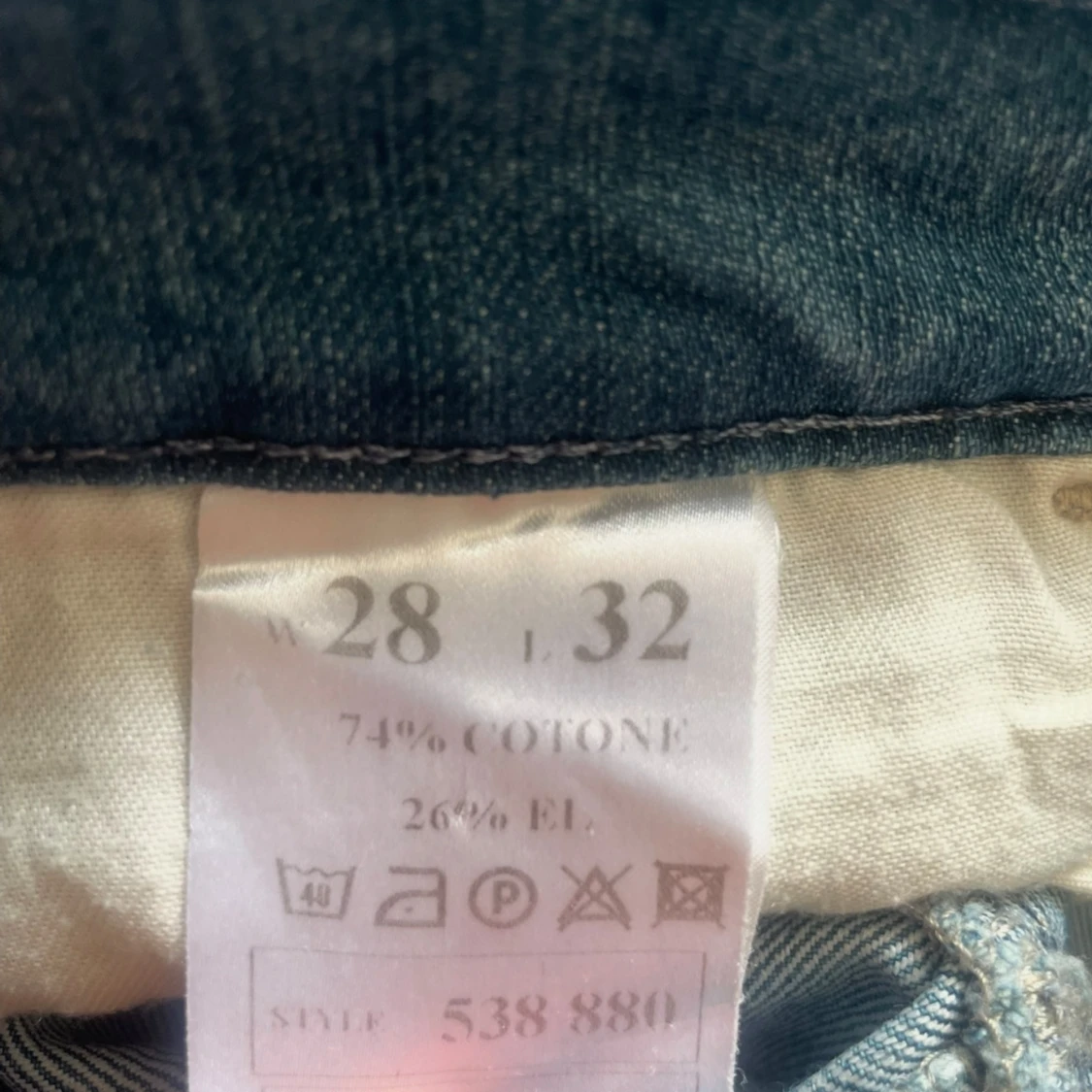 Lågmidjade ljusblå Planet jeans - 3