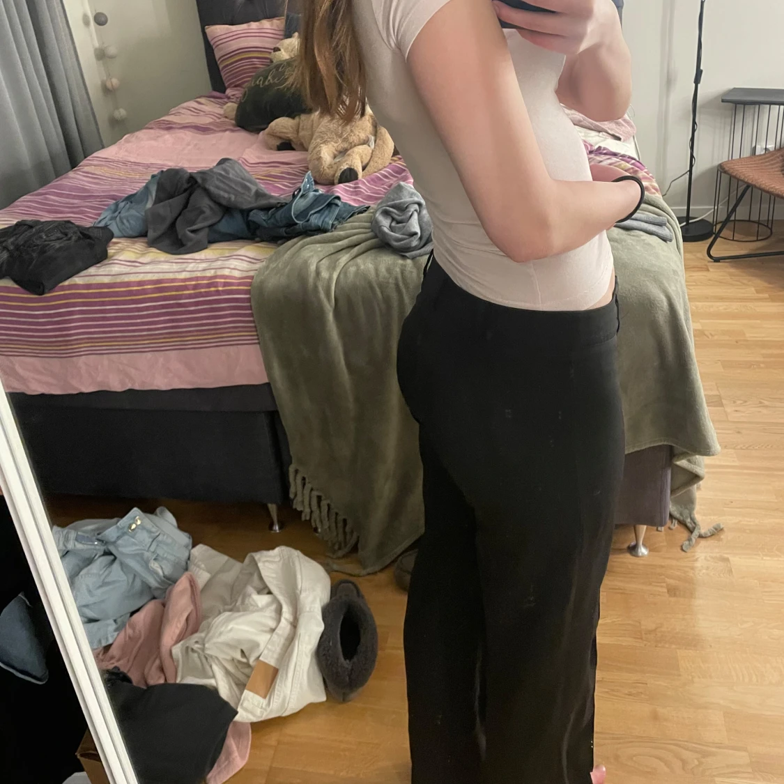 Svarta kostymbyxor - 1