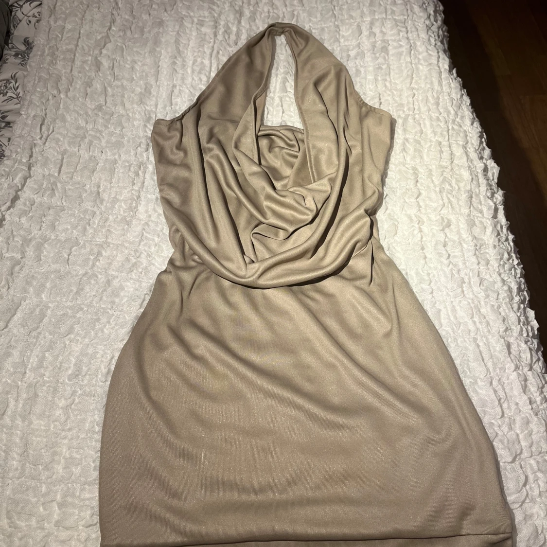 Beige klänning från ICHI - 2