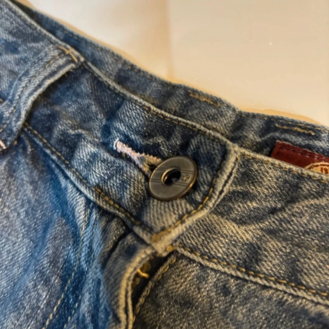 Jeanskjol volang  - 2