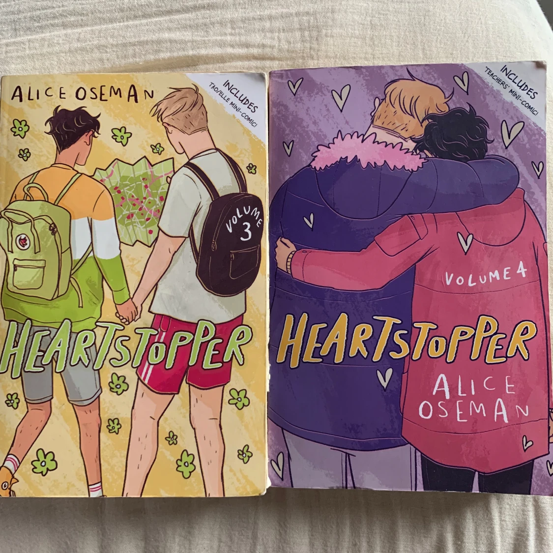 Heartstopper engelsk Volym 3 och 4 av Alice Oseman