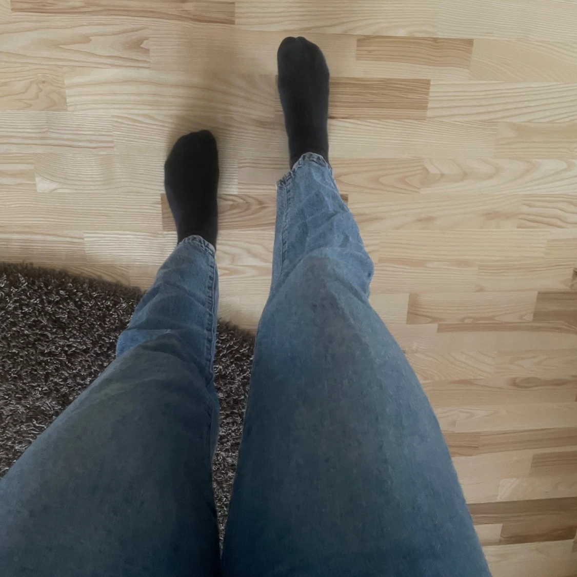 Blå mom-jeans  från g perfect jeans - 1