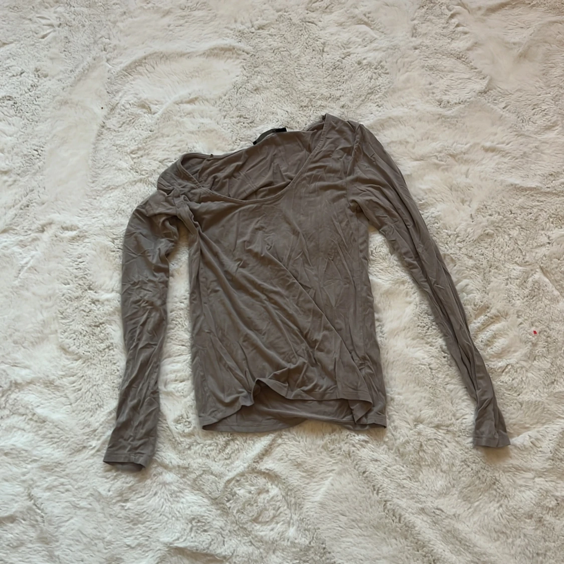 Beige långärmad topp från 157 - 1