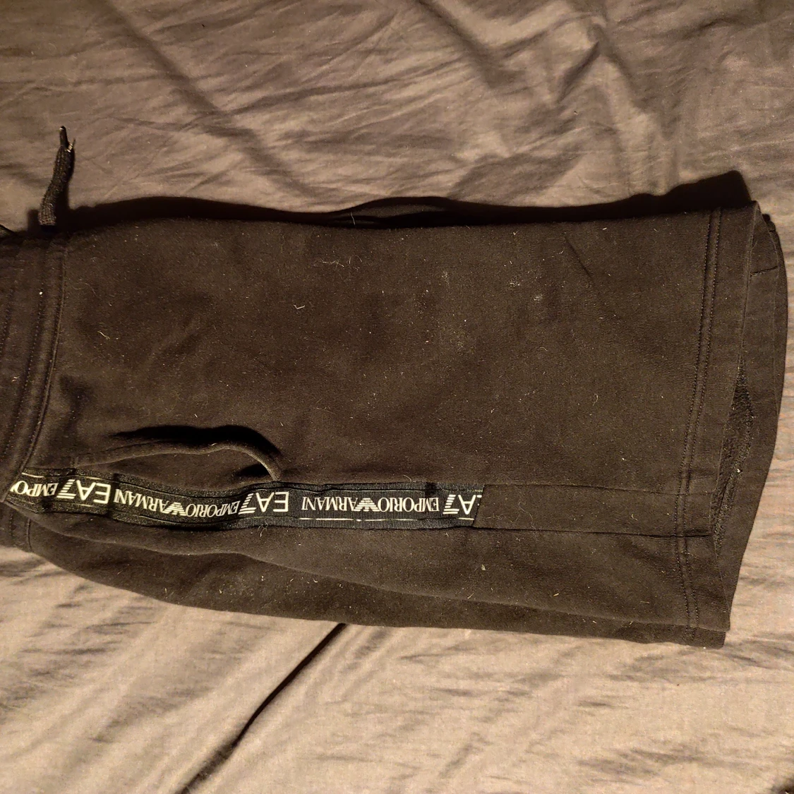 Svarta mjukisshorts från EA7 Emporio Armani - 1