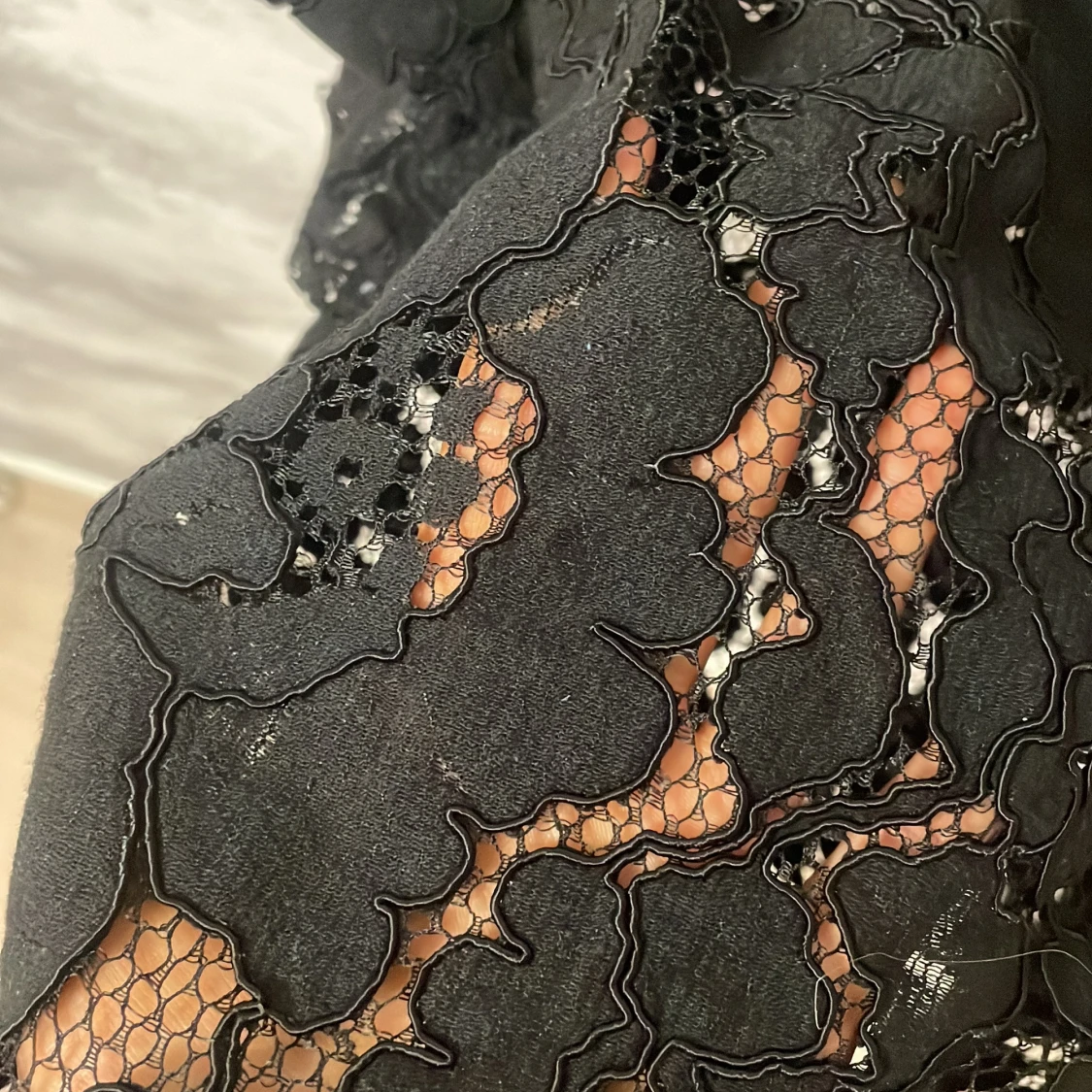 Svart spetsblus från Zara Trafaluc - 2