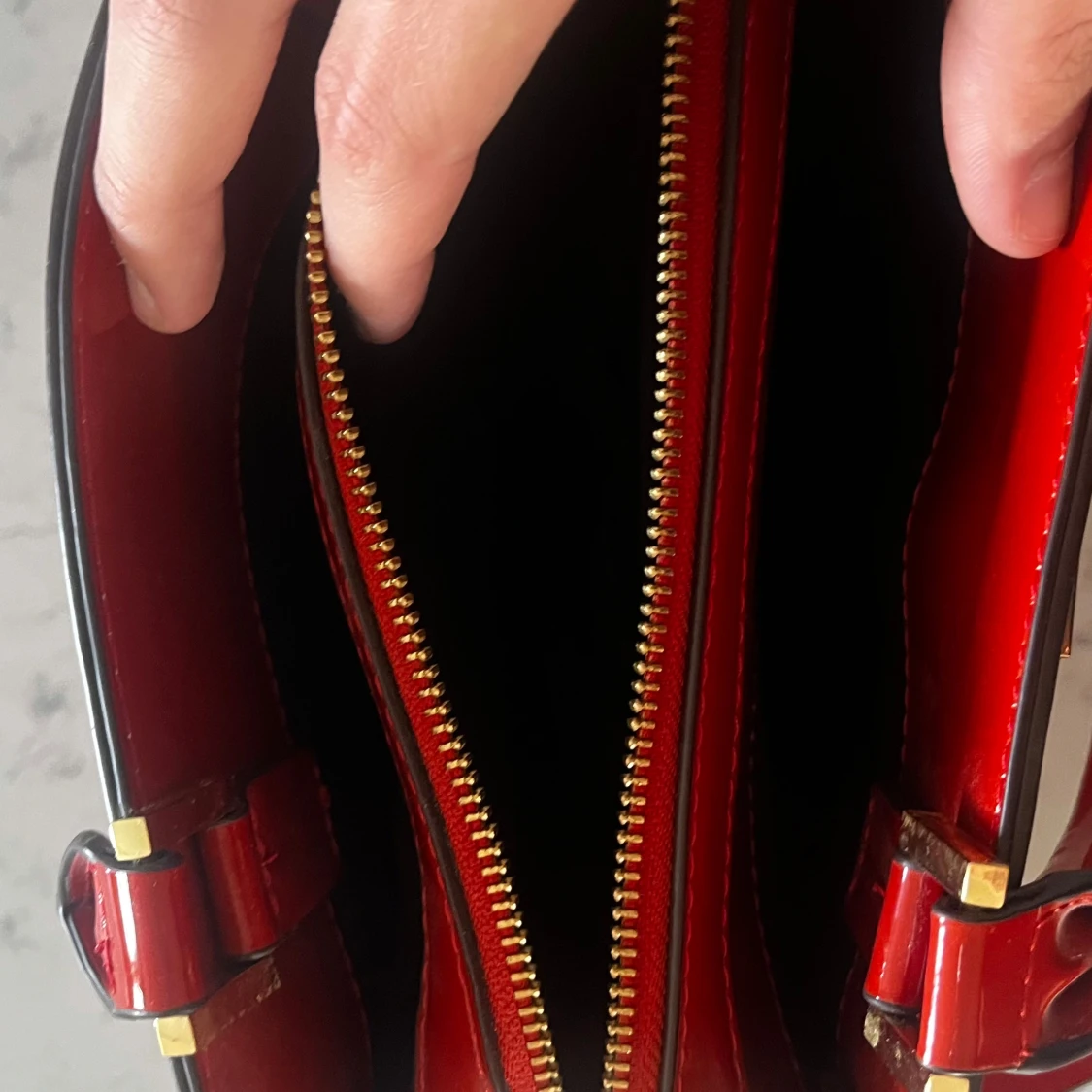 Röd handväska från Jasper Conran - 1