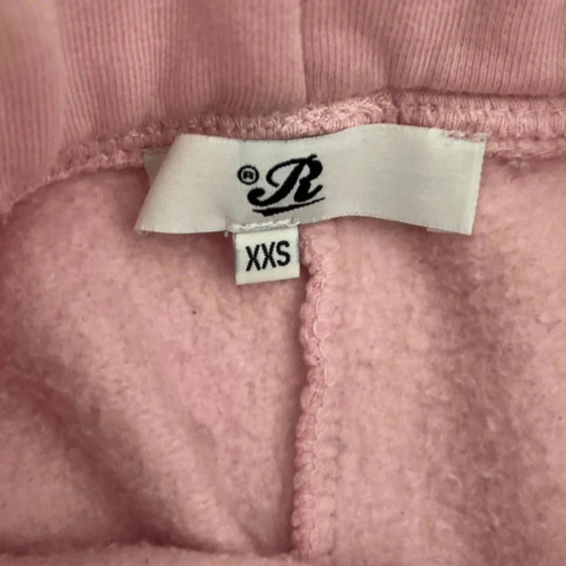 Rosa mjukisbyxor med snörning XXS - 1