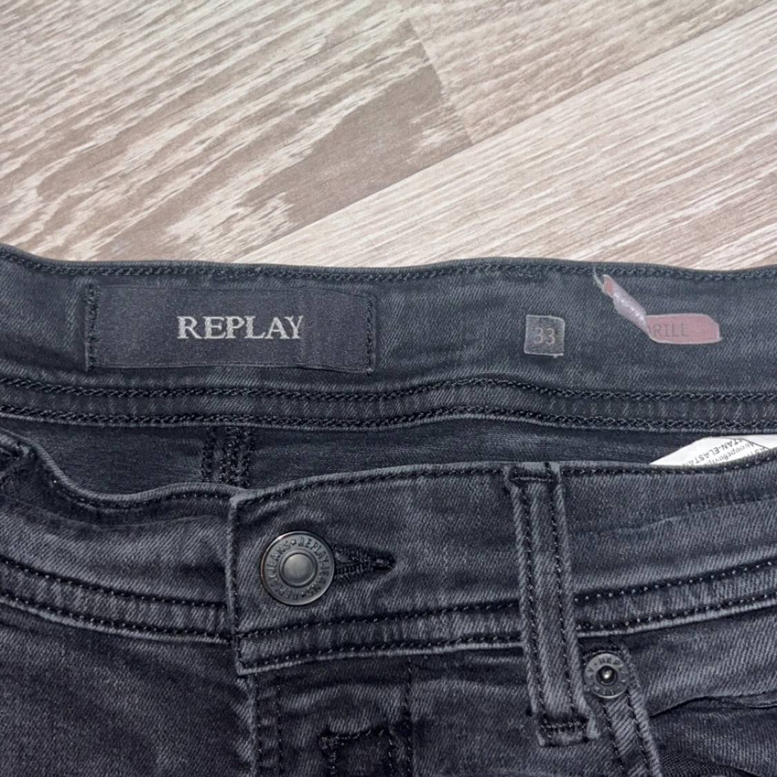 Svarta Replay Jondrill jeans herr - 3
