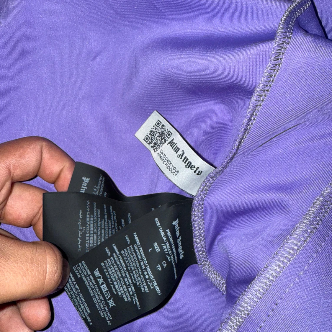 Lila Palm Angels tracksuit byxor - 2