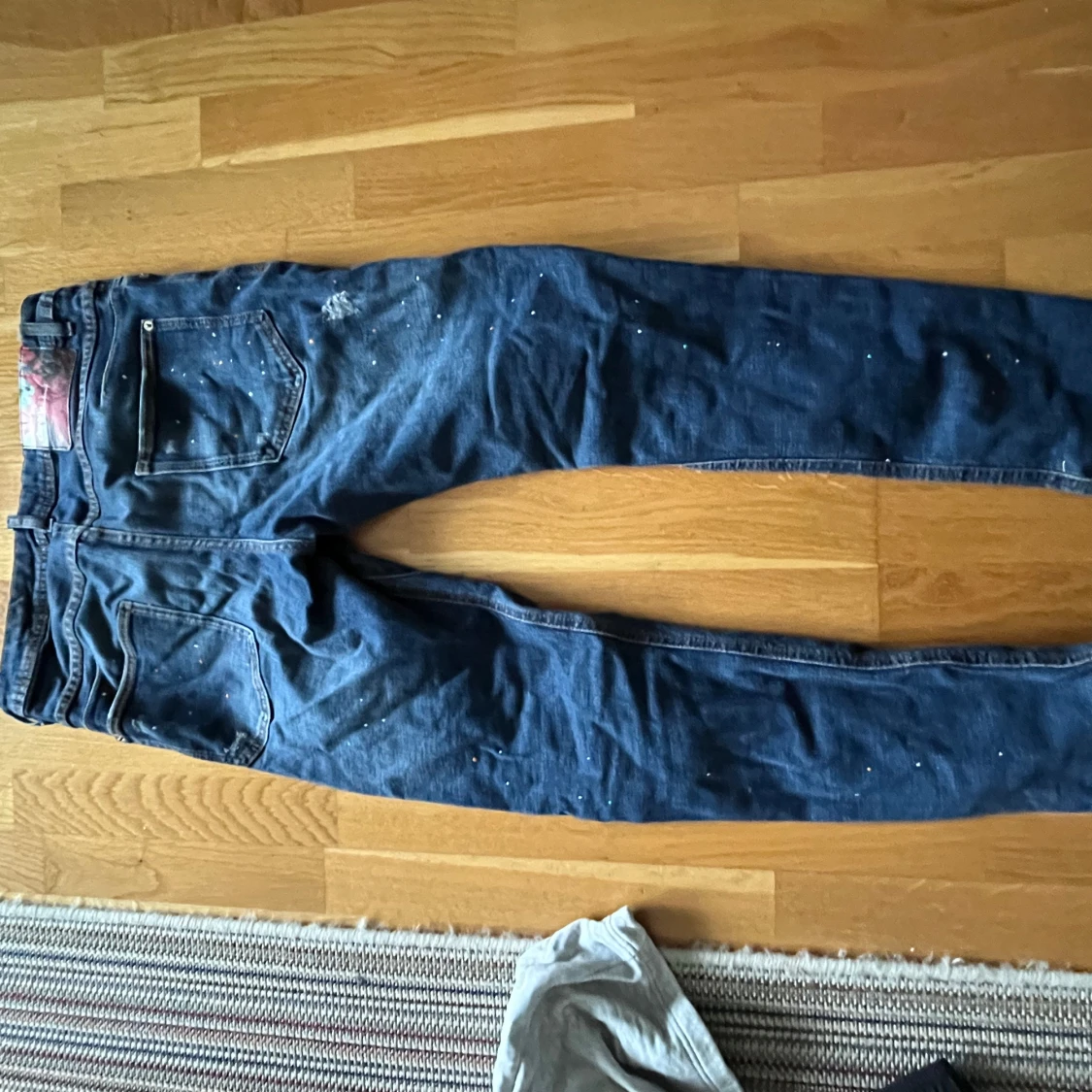 Mörkblå skinny jeans från Zara  - 1