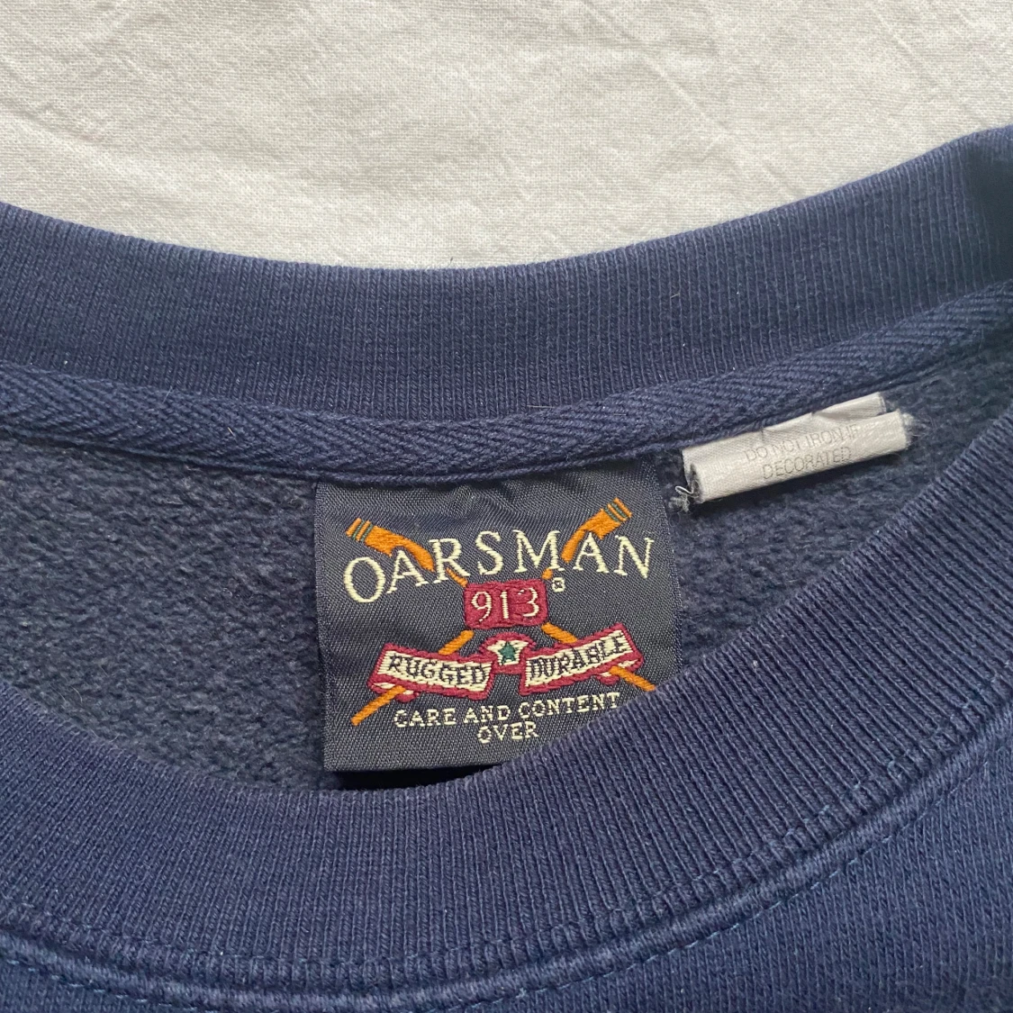 Mörkblå sweatshirt från Oarsman - 1