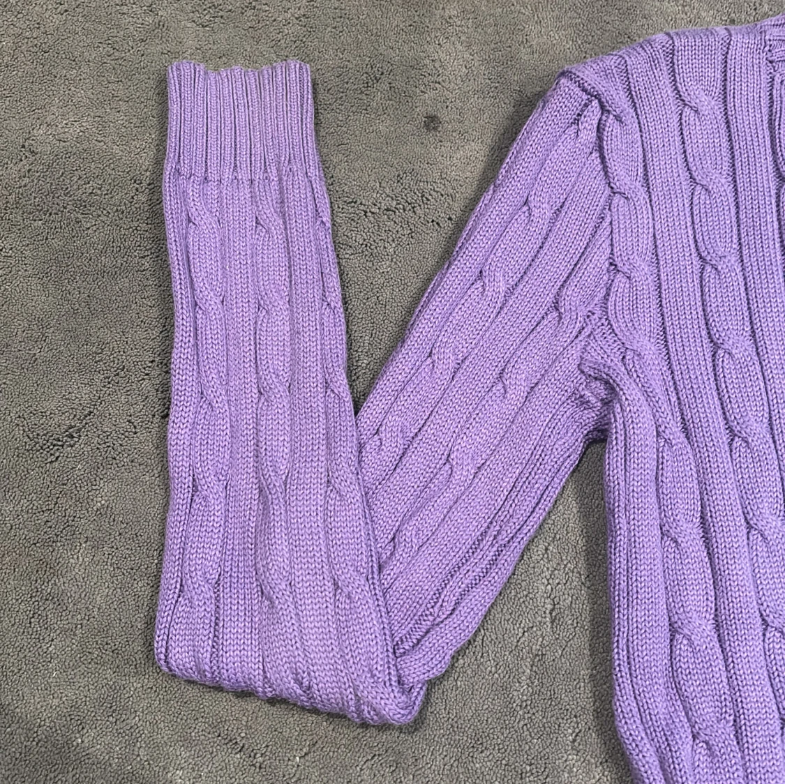 Lila stickad tröja från Ralph Lauren - 3