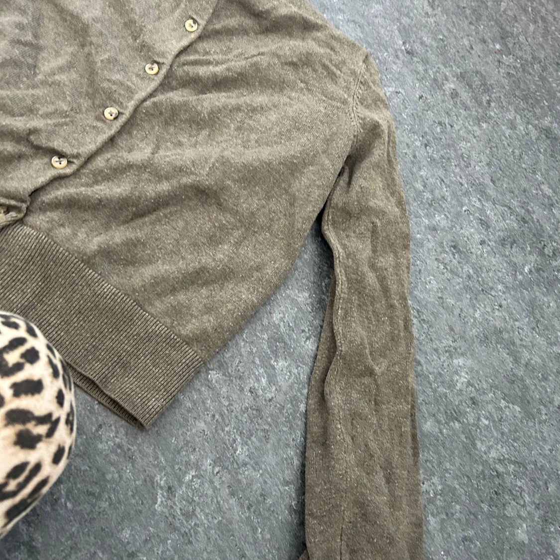 Beige kofta från H&M - 3