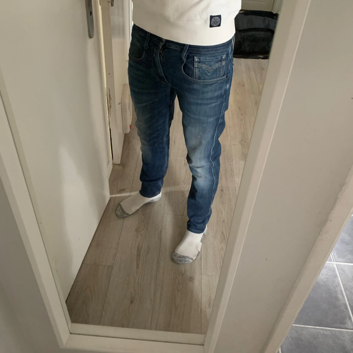 Blå jeans från Replay