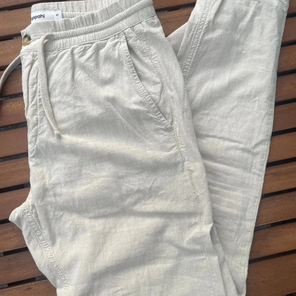 Linnebyxor Kappahl - Beige