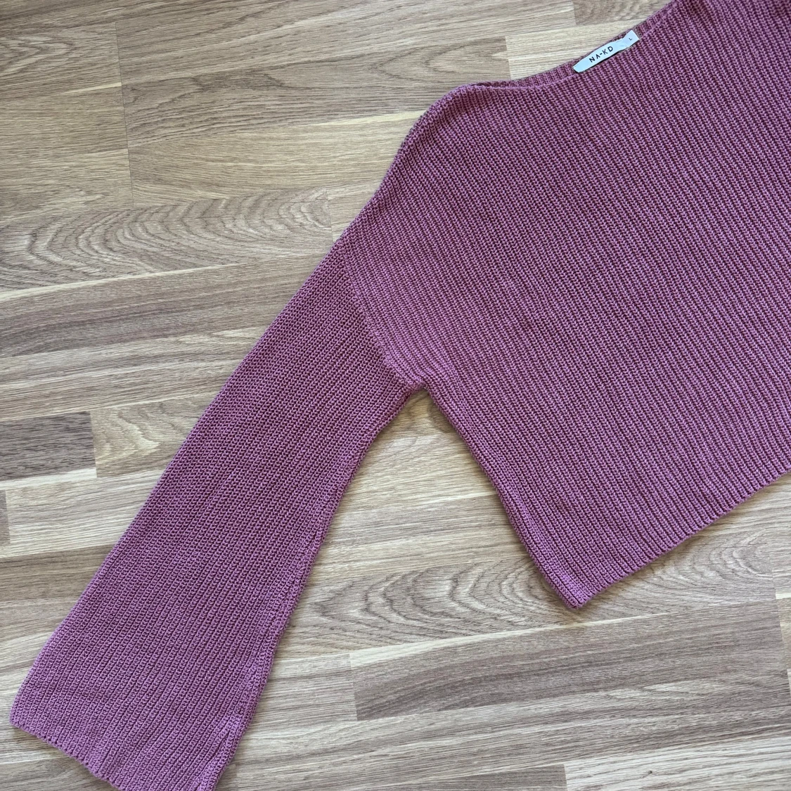 Rosa stickad tröja från NA-KD - 1