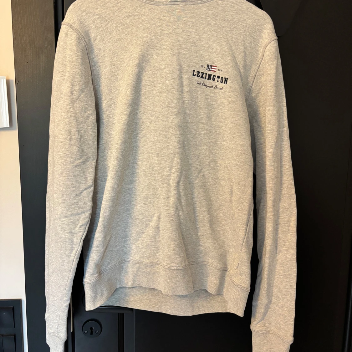 Grå Lexington sweatshirt i bomull M