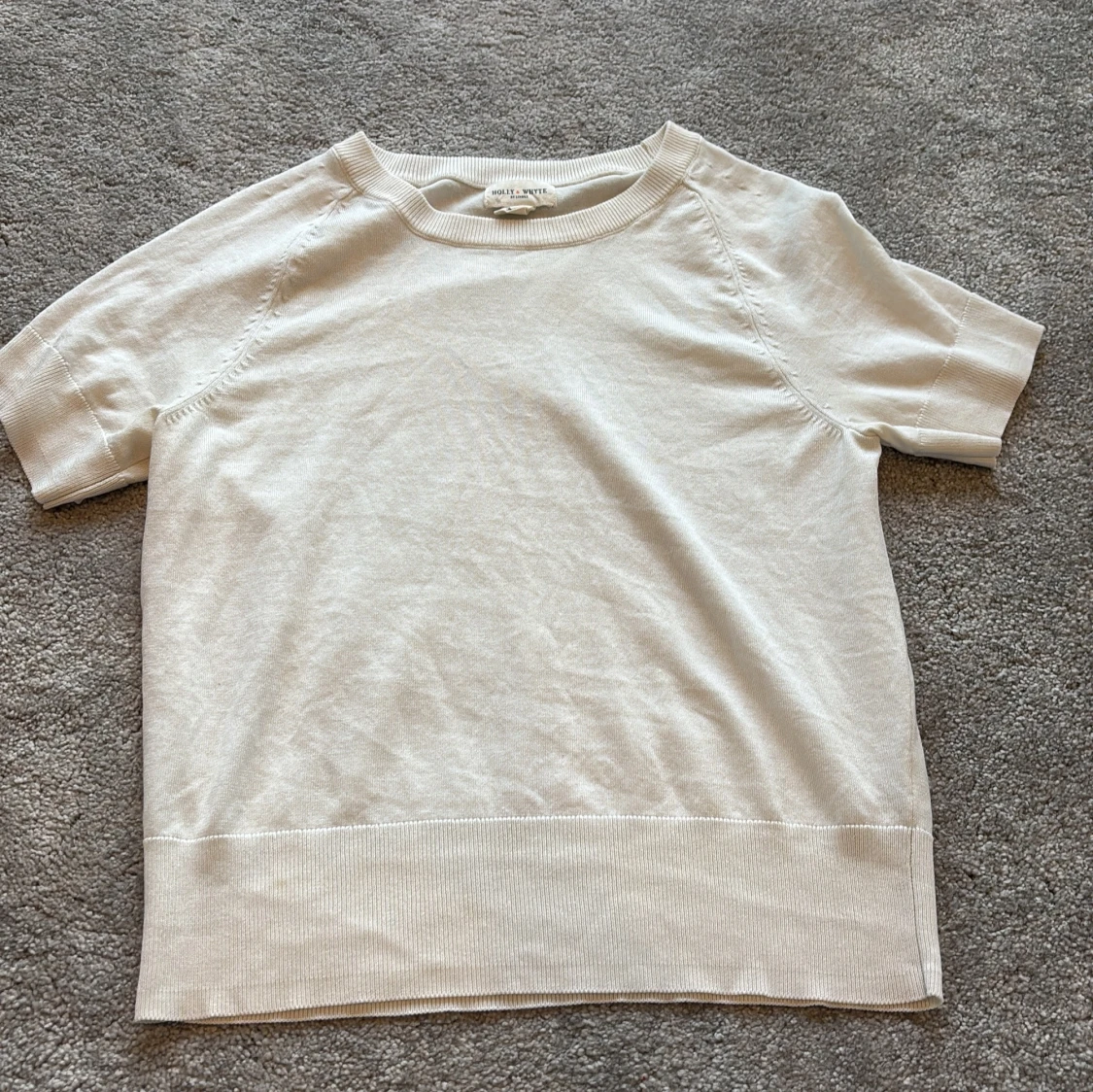 Vit kortärmad tröja Holly & Whyte