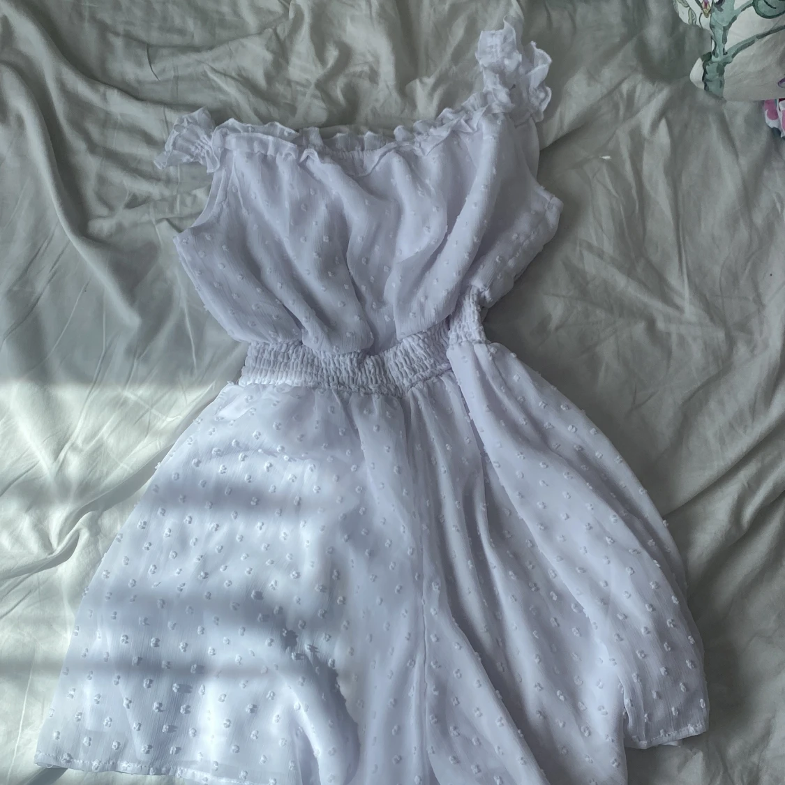 Vit volangjumper - 2