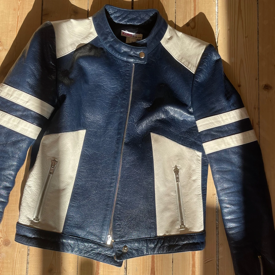 Michael kors läderjacka