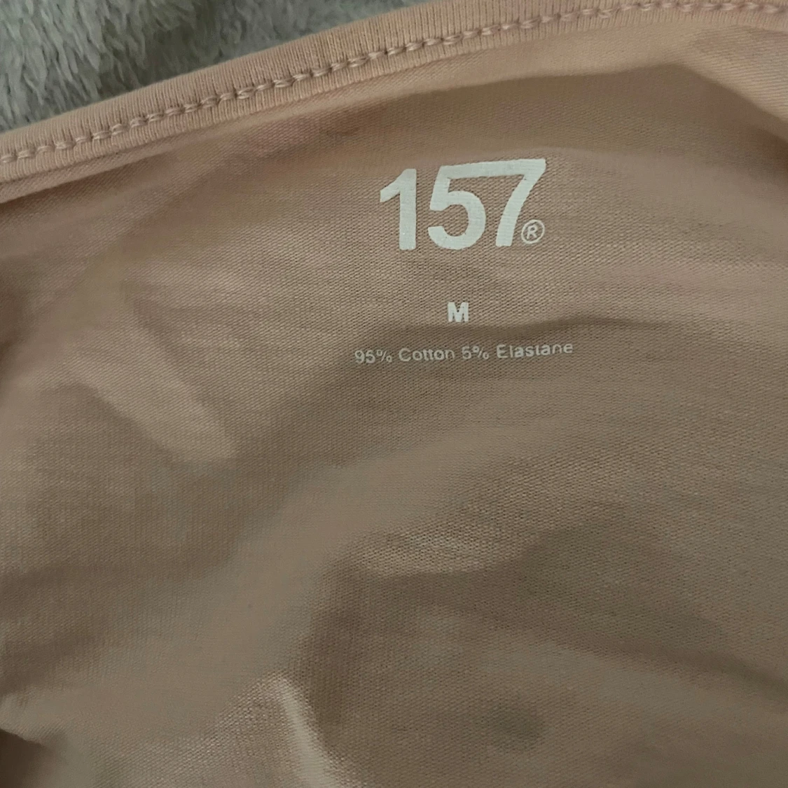 Beige linnetopp från 157, storlek M - 1