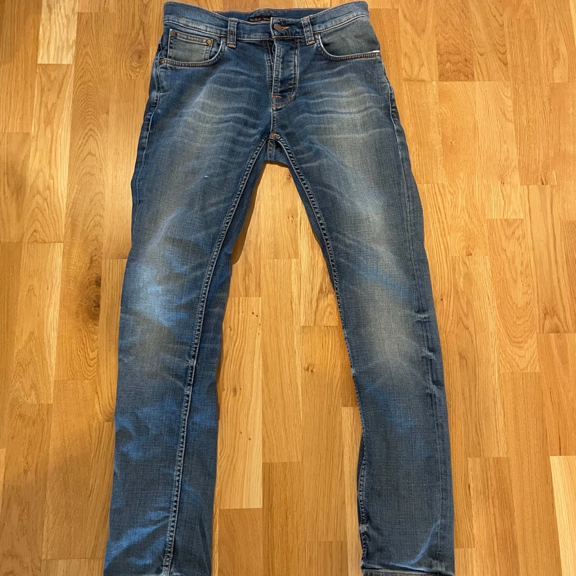 Nudie Jeans Grim Tim blå jeans - 1