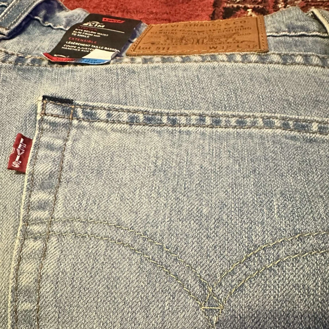 Levi's 514 ljusblå jeans med Thermadapt - 2