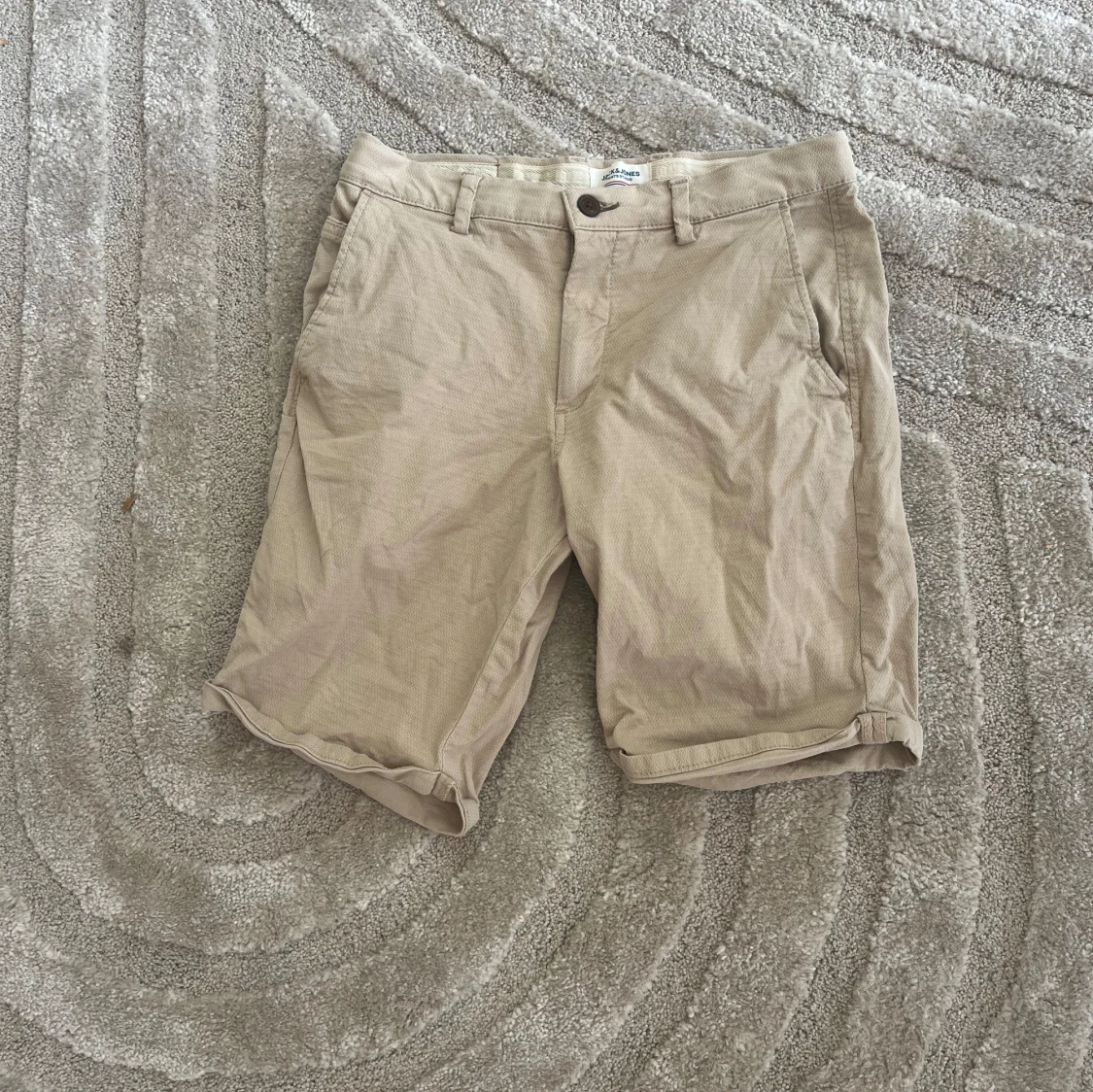 Beige shorts från Jack & Jones