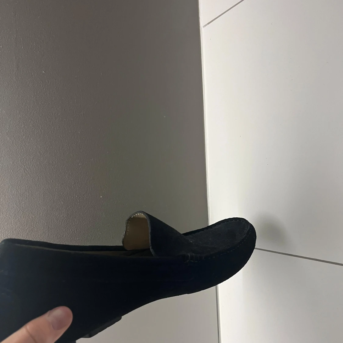 Svarta mockaloafers med rund tå - 2