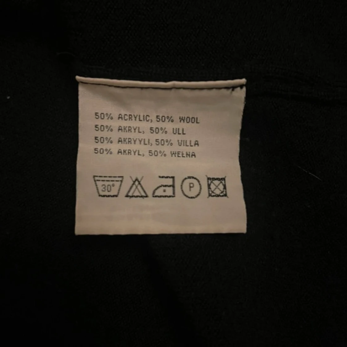 Svart kofta med fuskpäls från KappAhl - 3