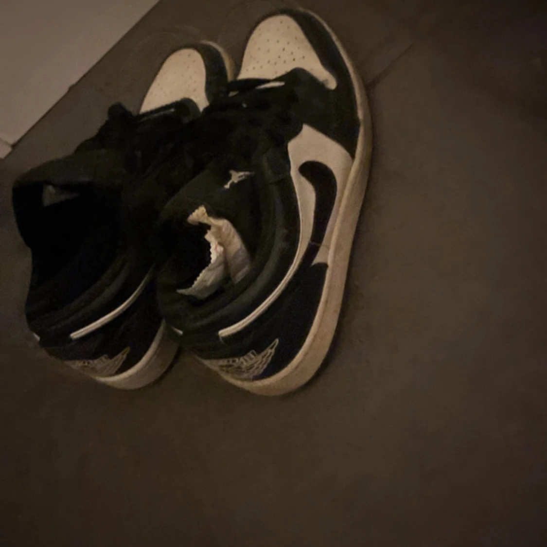 Nike Air Jordan 1 Low mörkblå/vit - 1