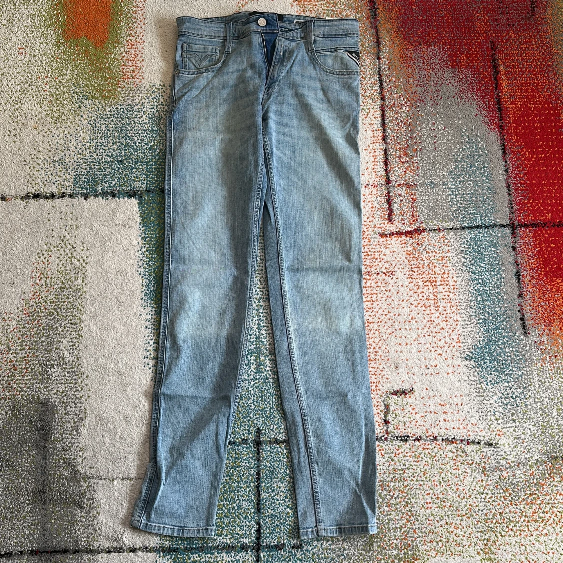 Replay Anbass ljusblå slim jeans 29