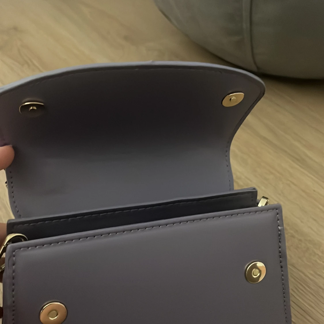 Lila handväska från Zara - 2