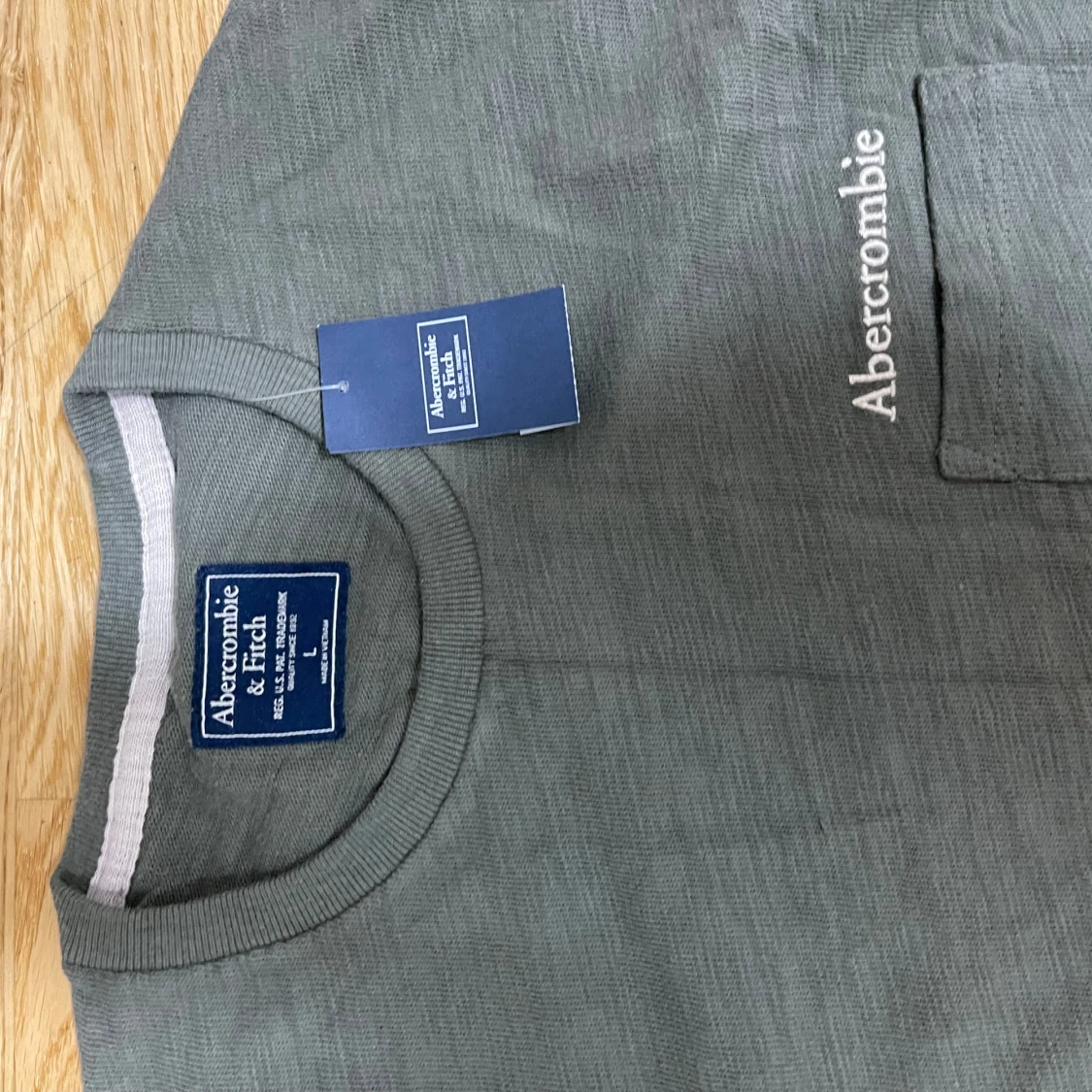 Grå långärmad tröja Abercrombie - 1
