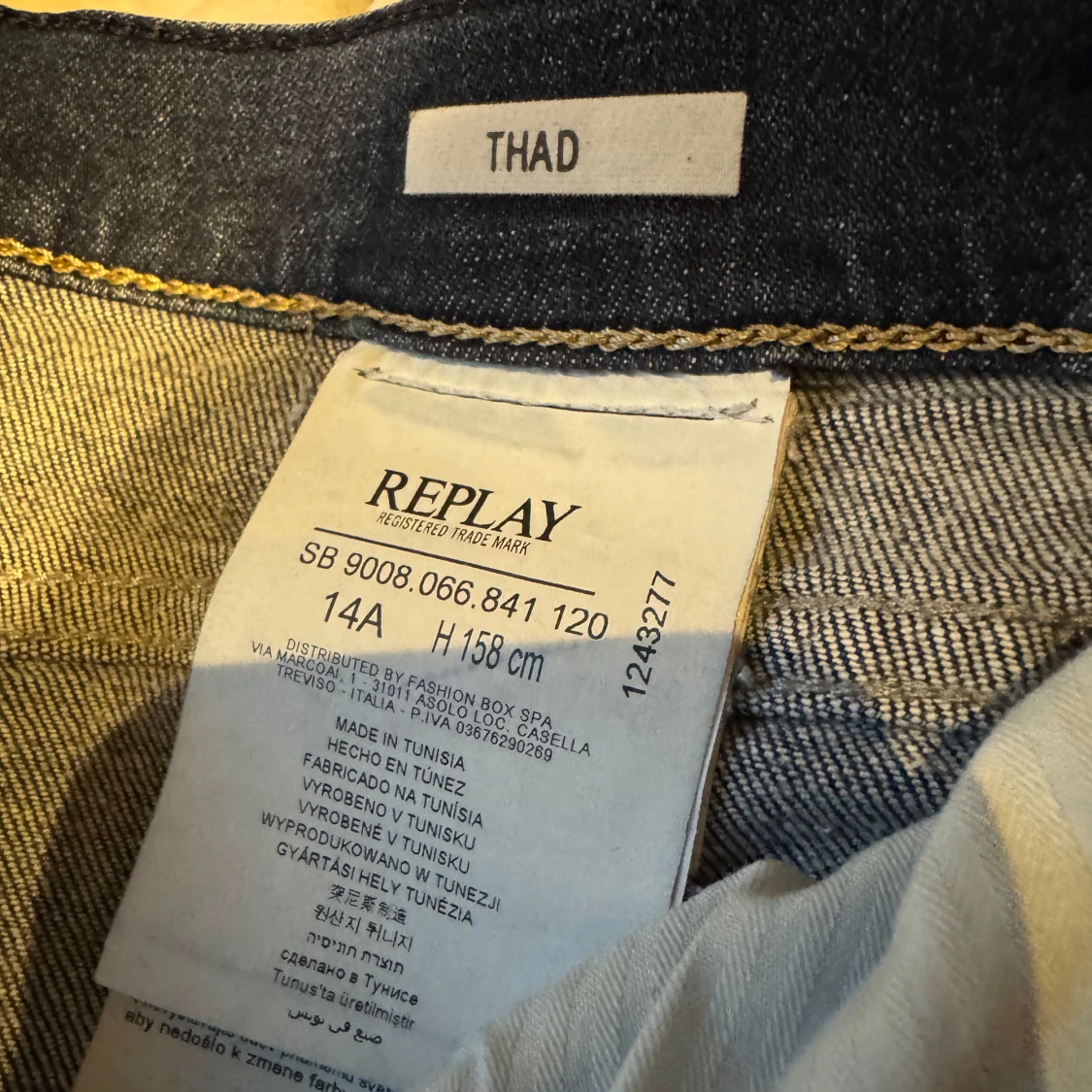 Blå jeansbyxor från Replay - 1